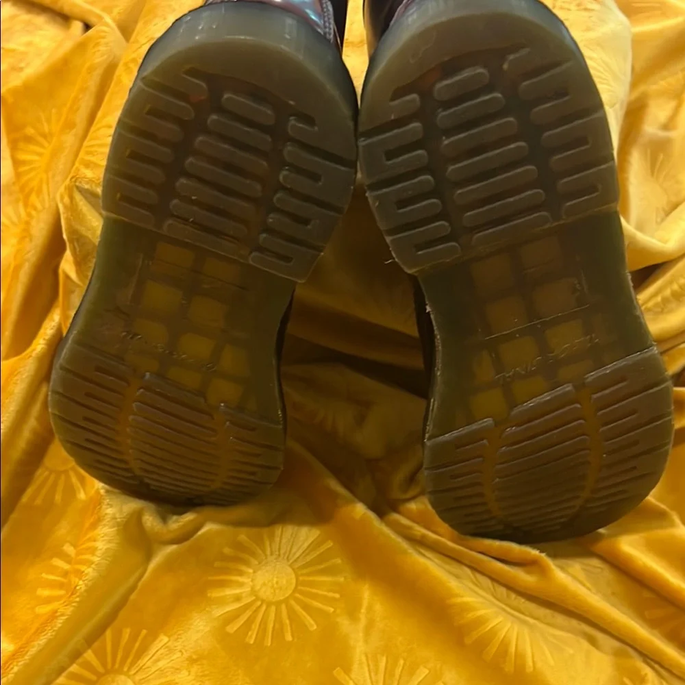 Dr. Martens Vegan Leather Cherry Red 1460 Boots Doc Martens - Picture 7 of 7